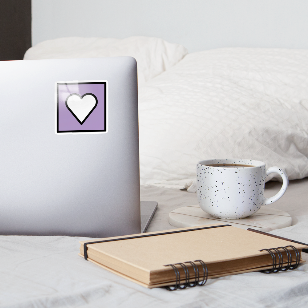 Heart Decoration Moji Sticker - Emoji.Express - white glossy