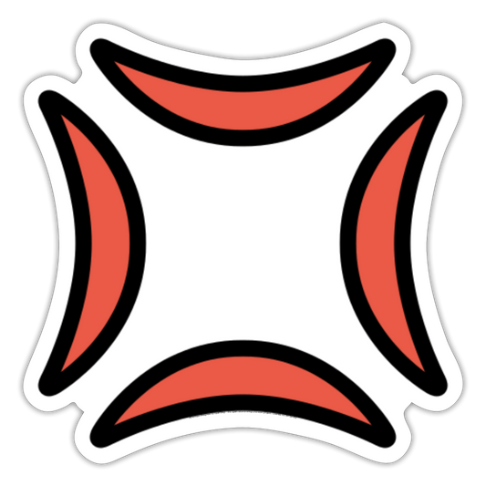 Anger Symbol Moji Sticker - Emoji.Express - white matte