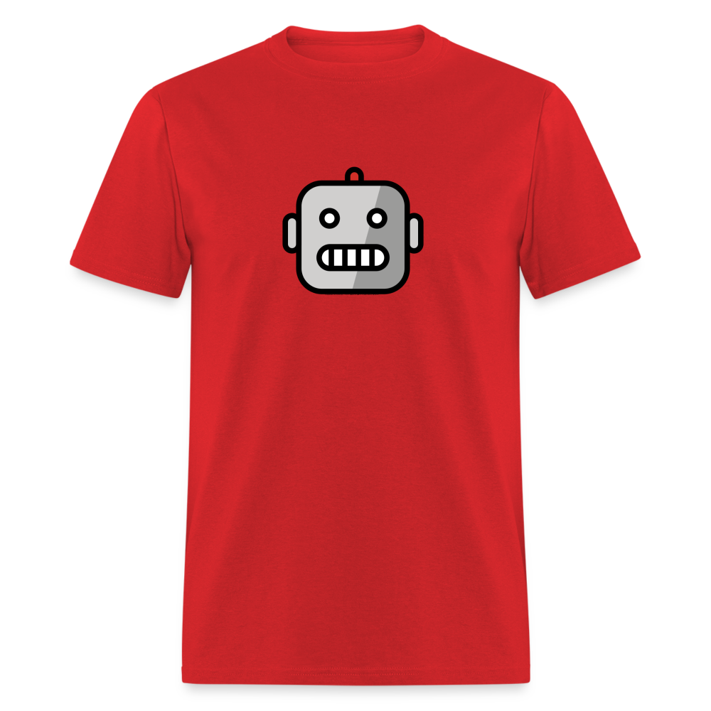 Robot Moji Unisex Classic T-Shirt - Emoji.Express - red