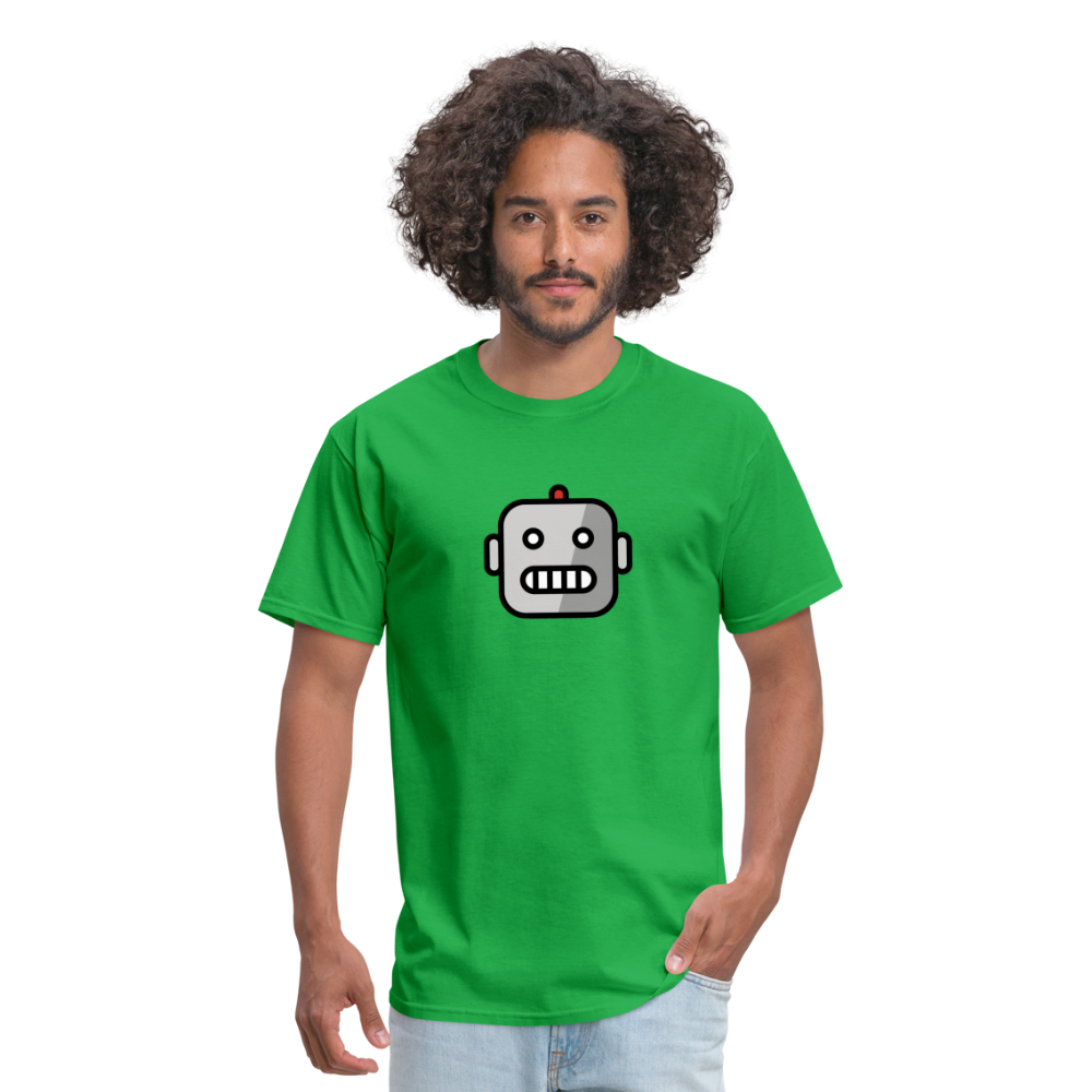 Robot Moji Unisex Classic T-Shirt - Emoji.Express - bright green