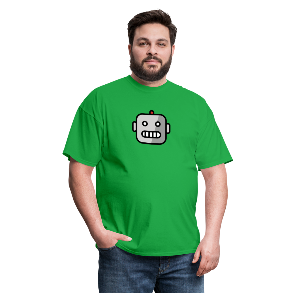 Robot Moji Unisex Classic T-Shirt - Emoji.Express - bright green