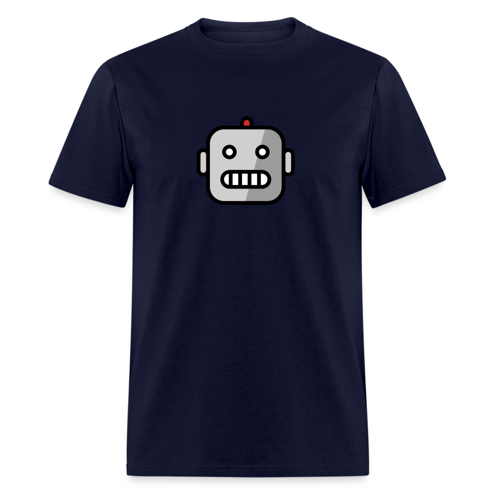 Robot Moji Unisex Classic T-Shirt - Emoji.Express - navy