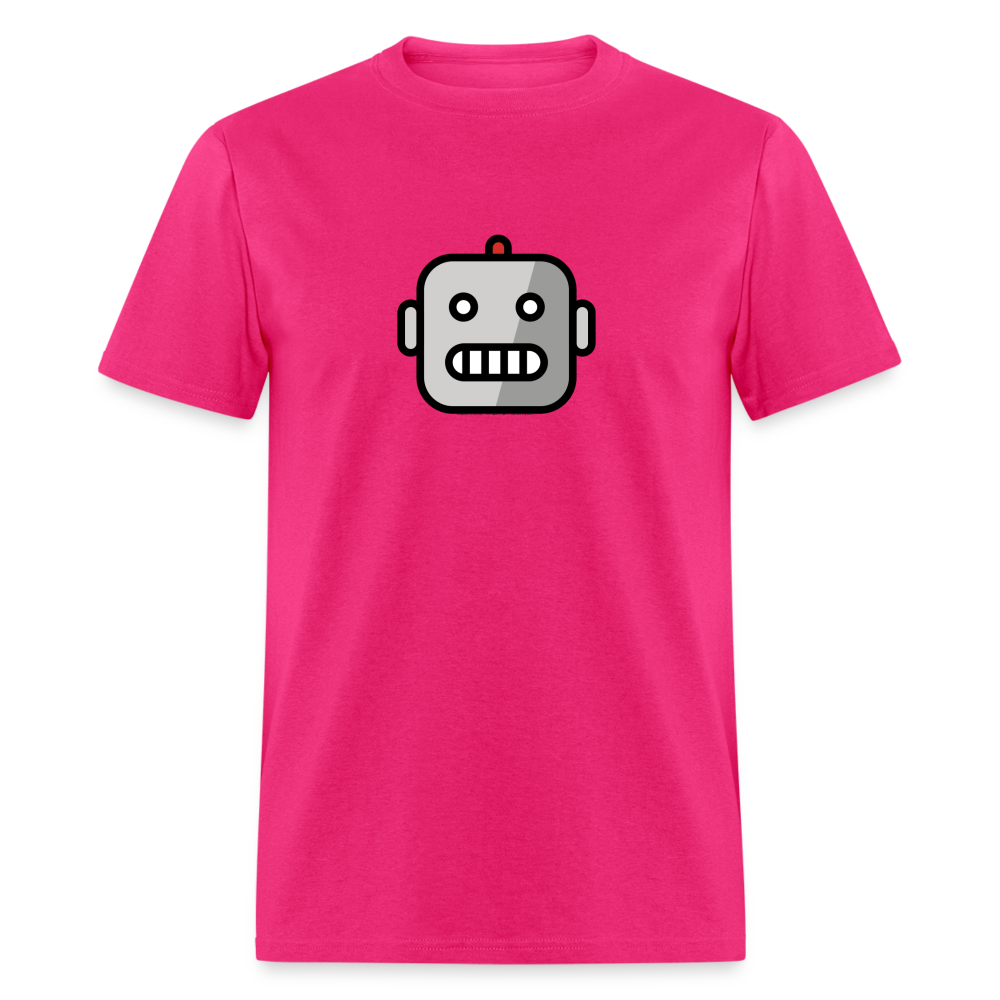 Robot Moji Unisex Classic T-Shirt - Emoji.Express - fuchsia