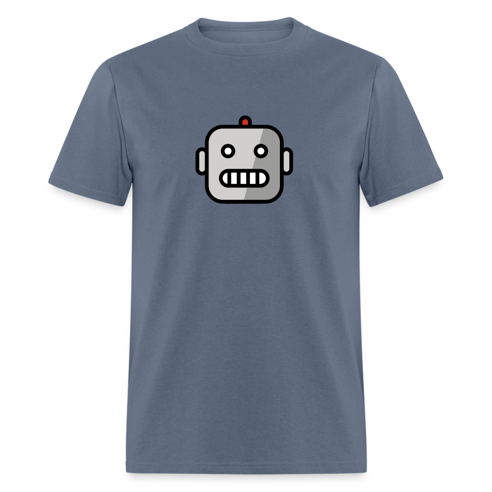 Robot Moji Unisex Classic T-Shirt - Emoji.Express - denim