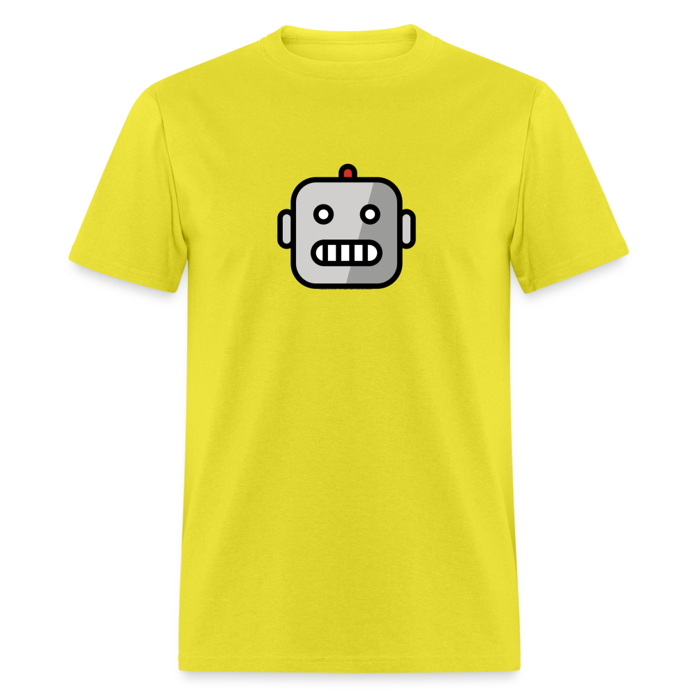 Robot Moji Unisex Classic T-Shirt - Emoji.Express - yellow