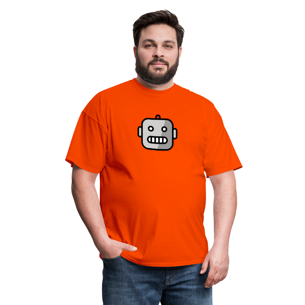 Robot Moji Unisex Classic T-Shirt - Emoji.Express - orange