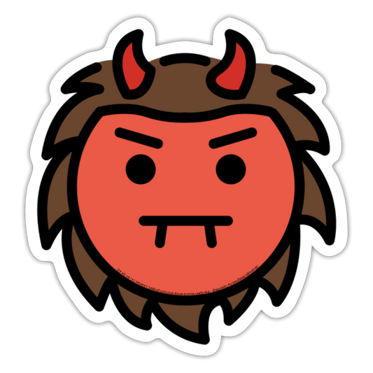 Ogre Moji Sticker - Emoji.Express - white matte