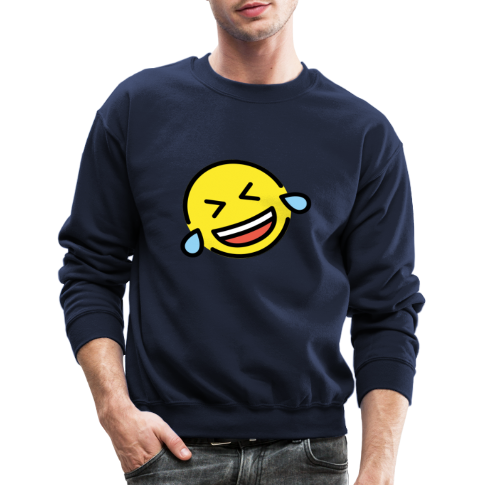 ROFL Moji Crewneck Sweatshirt - Emoji.Express - navy