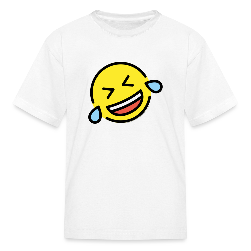 ROFL  Moji Kids' T-Shirt - Emoji.Express - white