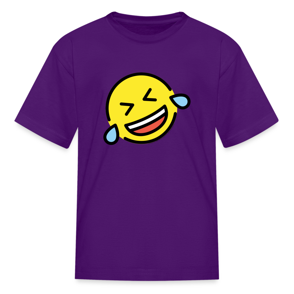 ROFL  Moji Kids' T-Shirt - Emoji.Express - purple