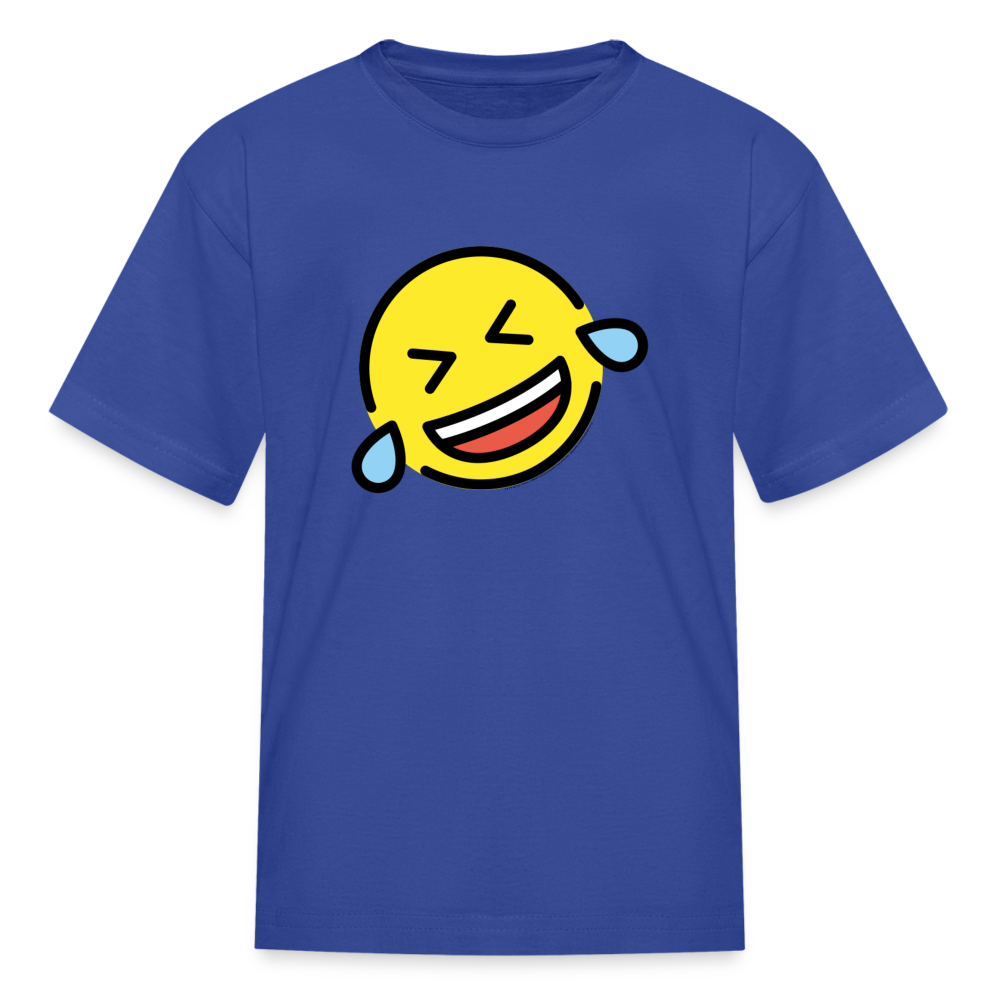 ROFL  Moji Kids' T-Shirt - Emoji.Express - royal blue