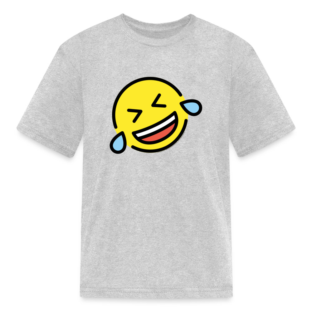 ROFL  Moji Kids' T-Shirt - Emoji.Express - heather gray