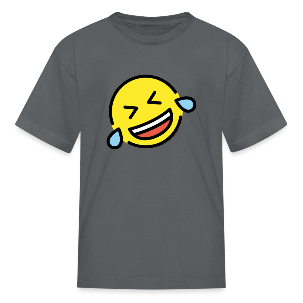ROFL  Moji Kids' T-Shirt - Emoji.Express - charcoal