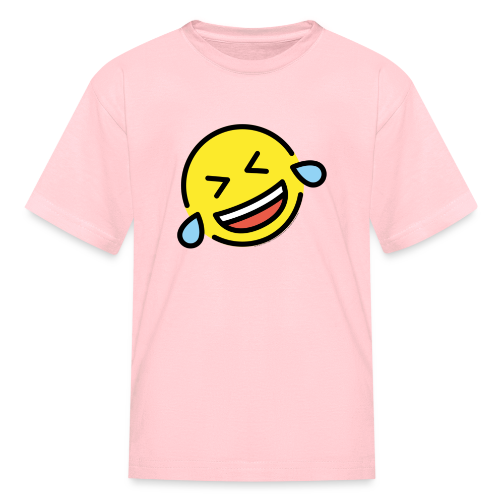 ROFL  Moji Kids' T-Shirt - Emoji.Express - pink