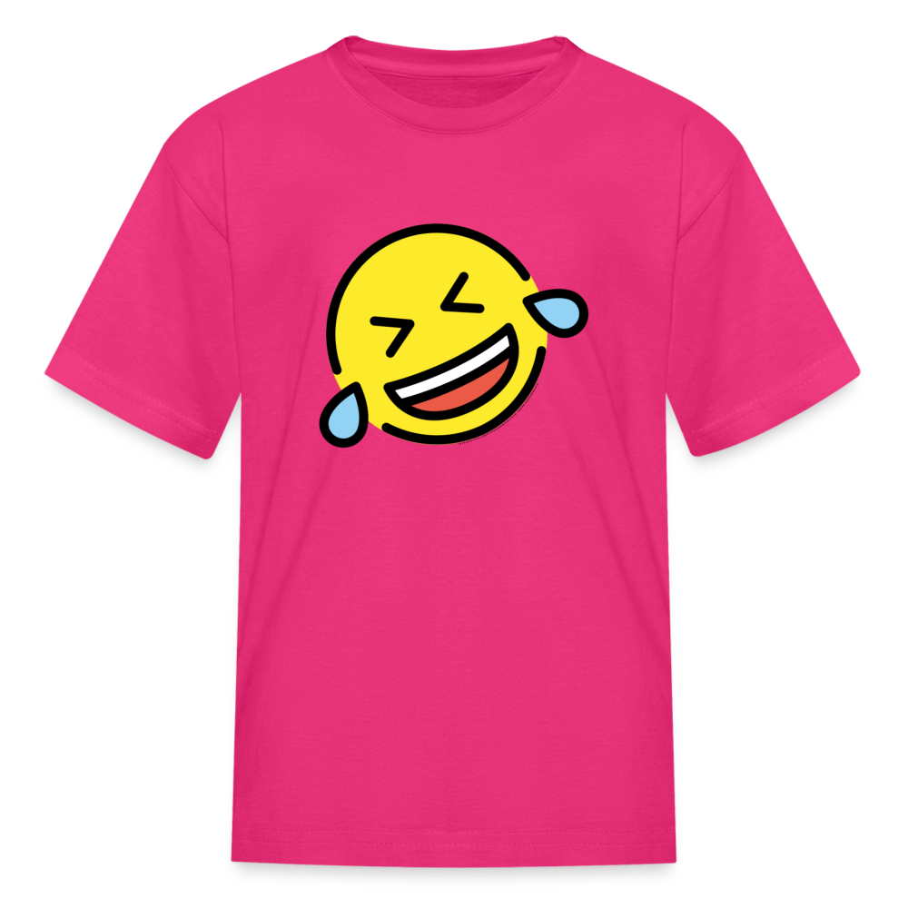 ROFL  Moji Kids' T-Shirt - Emoji.Express - fuchsia