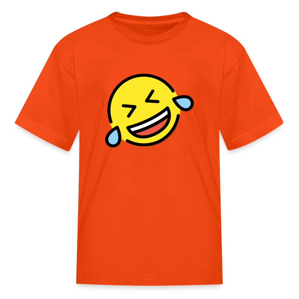 ROFL  Moji Kids' T-Shirt - Emoji.Express - orange