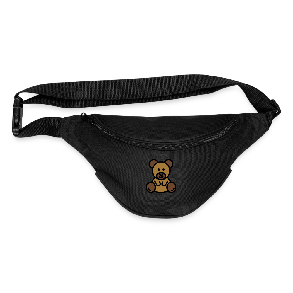 Teddy Bear Moji Fanny Pack - Emoji.Express - black