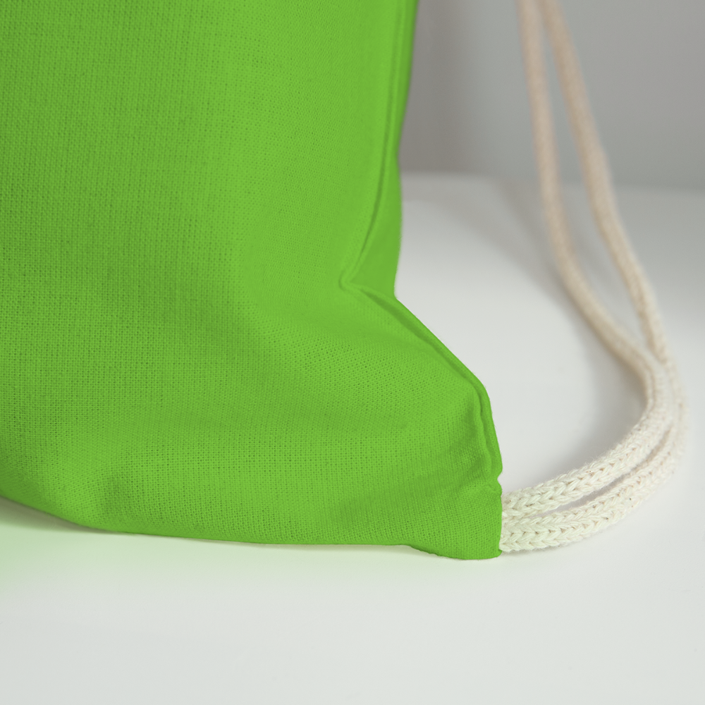 Customizable Hamsa Moji Cotton Drawstring Bag - Emoji.Express - clover