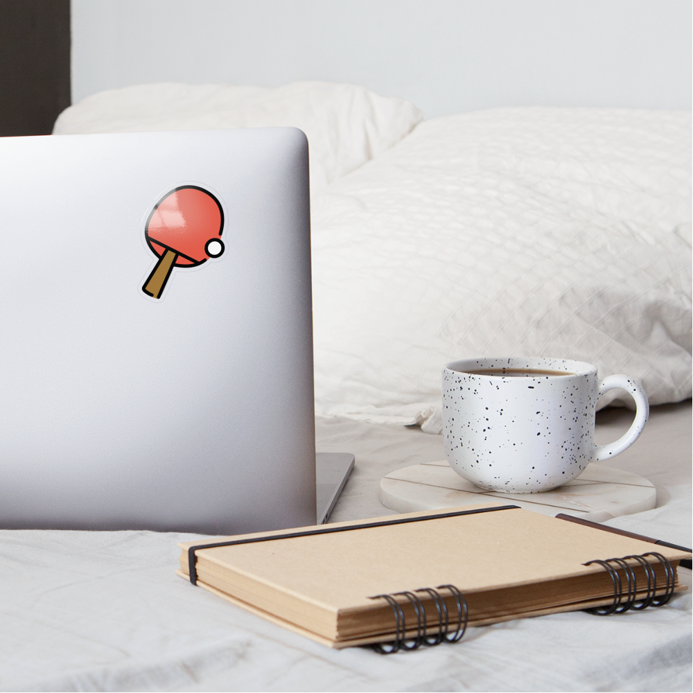 Ping Pong Moji Sticker - Emoji.Express - transparent glossy