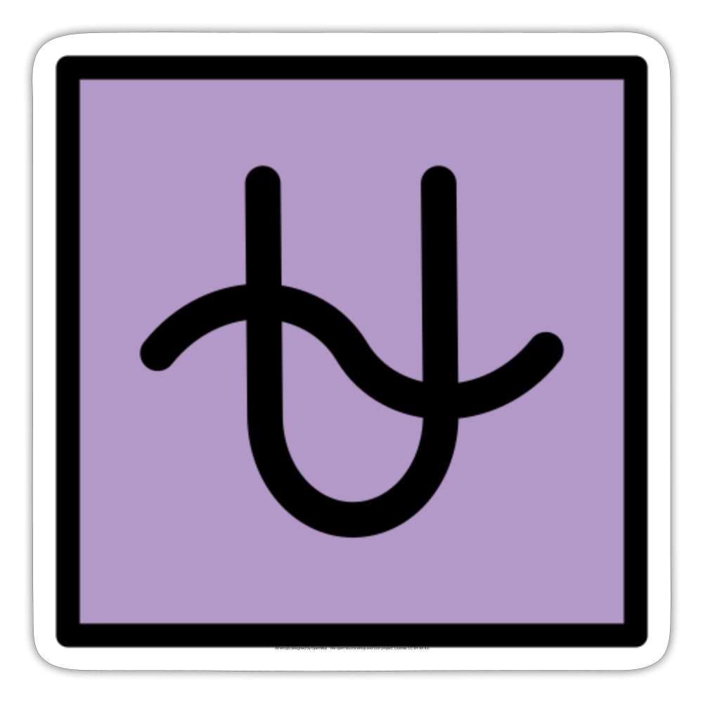Ophiuchus Zodiac Moji Sticker - Emoji.Express - white matte