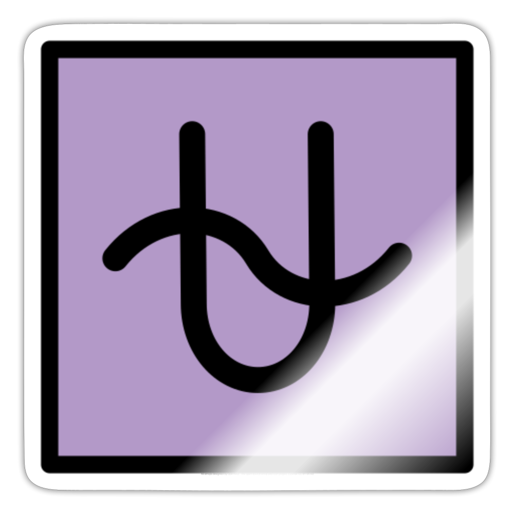 Ophiuchus Zodiac Moji Sticker - Emoji.Express - white glossy