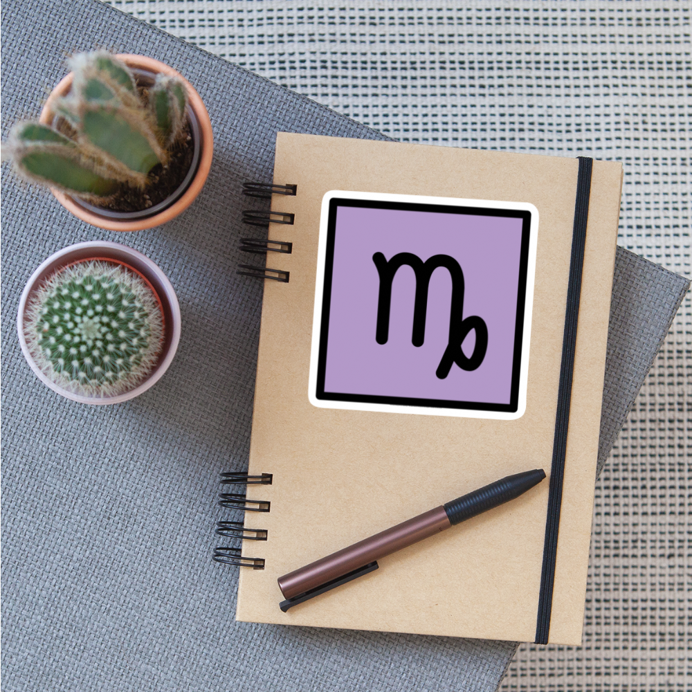 Virgo Zodiac Moji Sticker - Emoji.Express - white matte