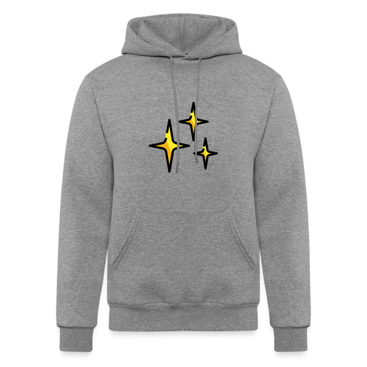 Sparkles Moji Champion Unisex Powerblend Hoodie - Emoji.Express - heather gray