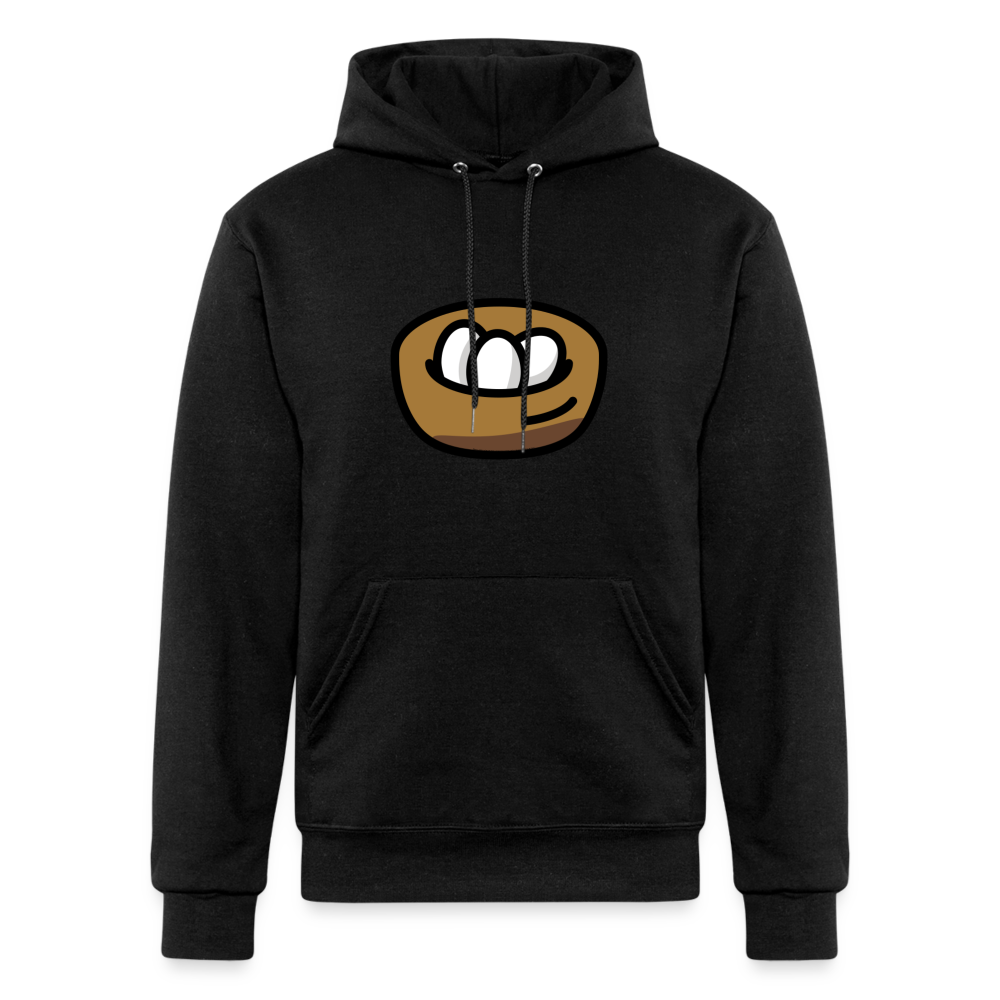 Nest with Eggs Moji Champion Unisex Powerblend Hoodie - Emoji.Express - black