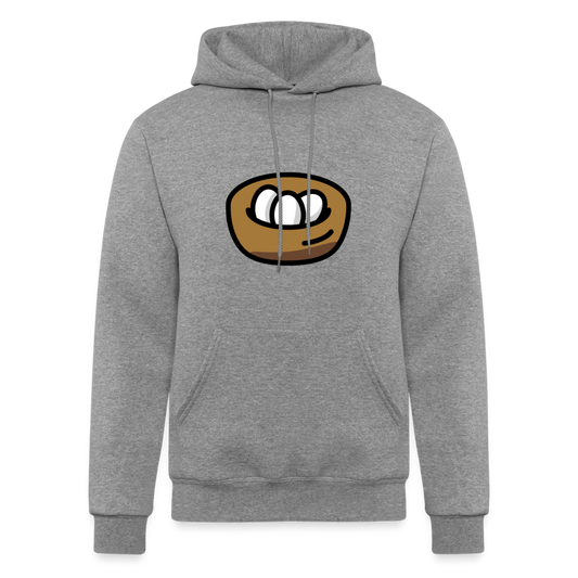 Nest with Eggs Moji Champion Unisex Powerblend Hoodie - Emoji.Express - heather gray