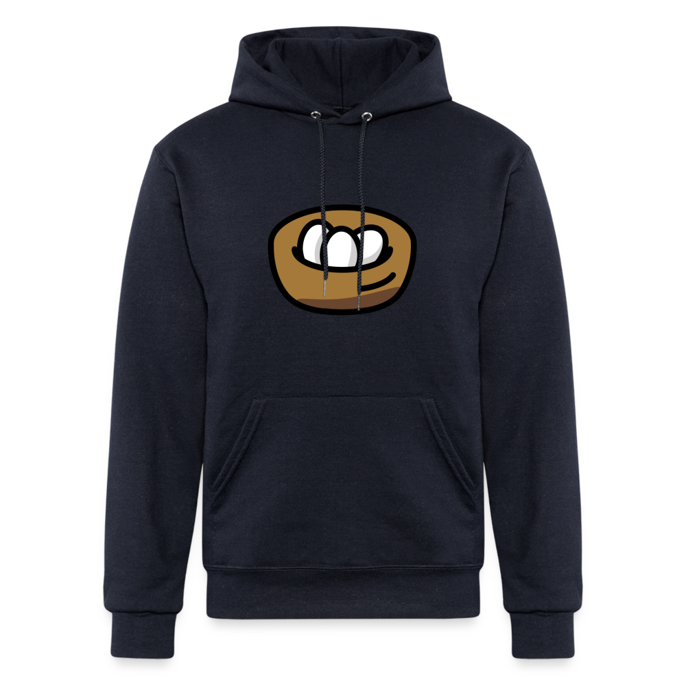 Nest with Eggs Moji Champion Unisex Powerblend Hoodie - Emoji.Express - navy