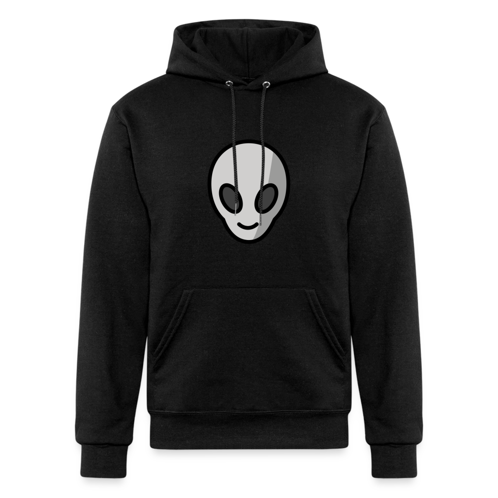 Alien Moji Champion Unisex Powerblend Hoodie - Emoji.Express - black