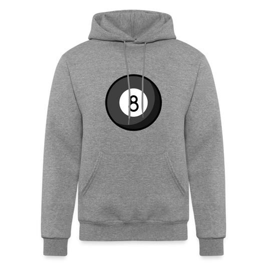 Pool 8 Ball Moji Champion Unisex Powerblend Hoodie - Emoji.Express - heather gray