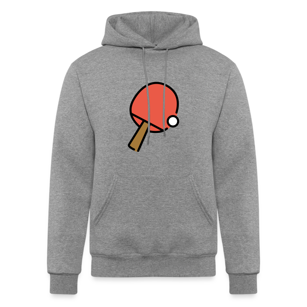 Ping Pong Moji Champion Unisex Powerblend Hoodie - Emoji.Express - heather gray