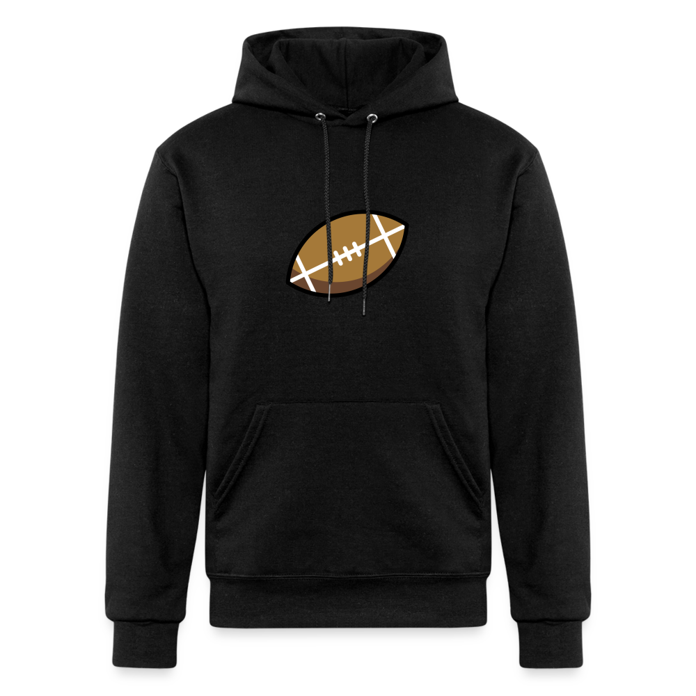 American Football Moji Champion Unisex Powerblend Hoodie - Emoji.Express - black