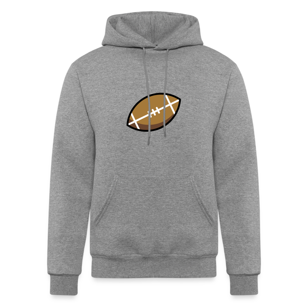 American Football Moji Champion Unisex Powerblend Hoodie - Emoji.Express - heather gray