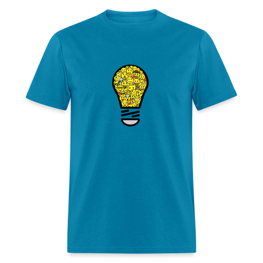 Crowdsourced Moji Unisex Classic T-Shirt - Emoji.Express - turquoise