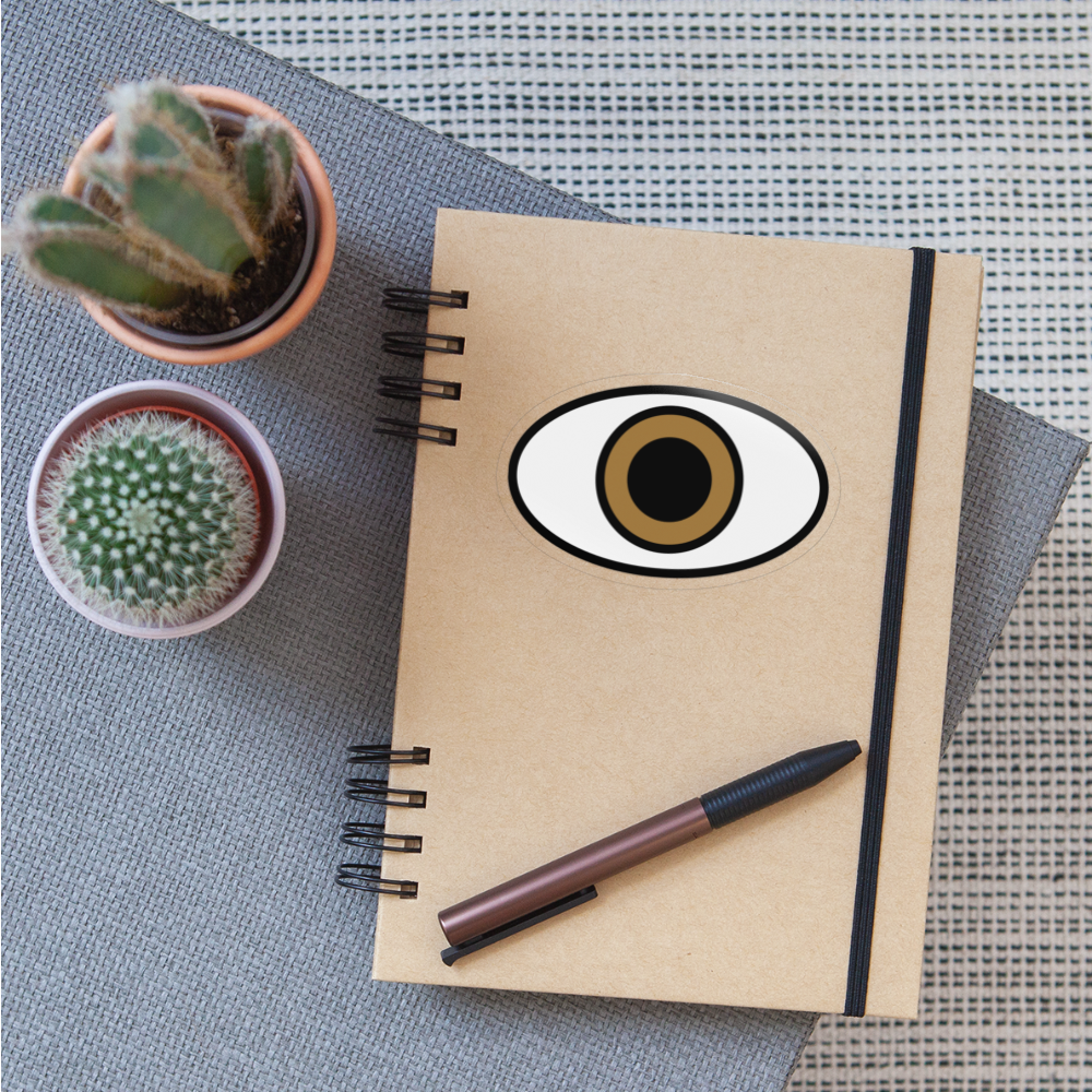 Eye Moji Sticker - Emoji.Express - transparent glossy