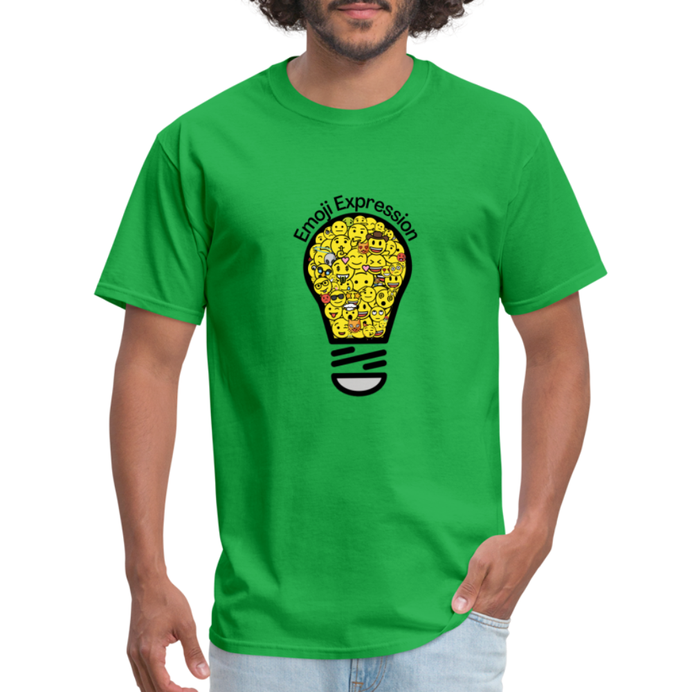 Crowdsourced Emoji Expression Moji Unisex Classic T-Shirt - Emoji.Express - bright green