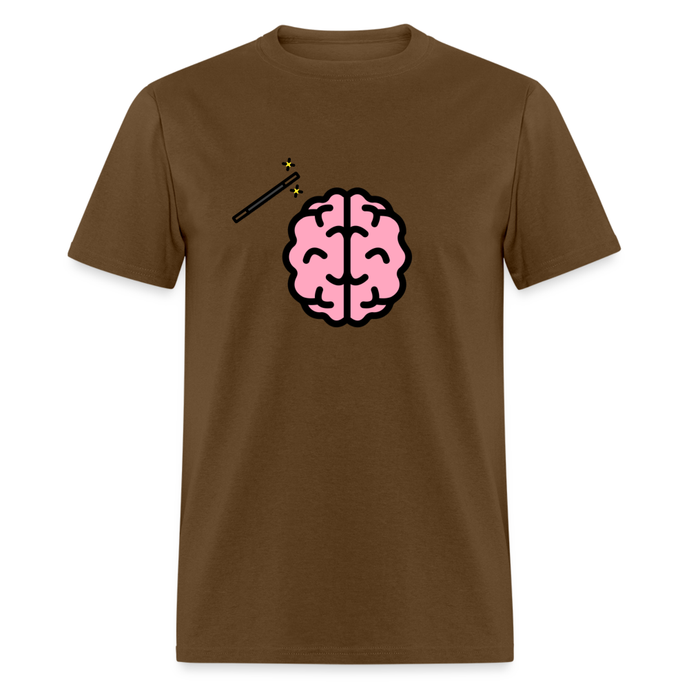Manage Your Mind Emoji Expression Moji Unisex Classic T-Shirt - Emoji.Express - brown
