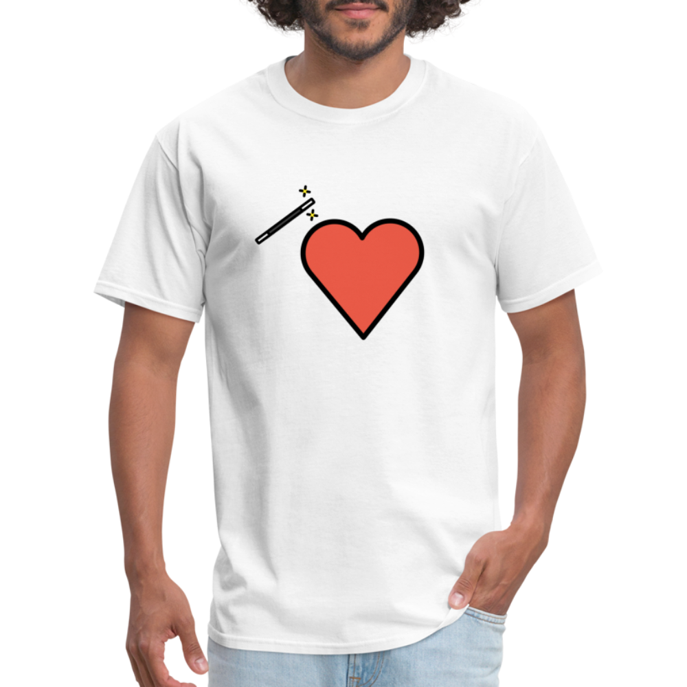 Manage Your Heart Emoji Expression Moji Unisex Classic T-Shirt - Emoji.Express - white