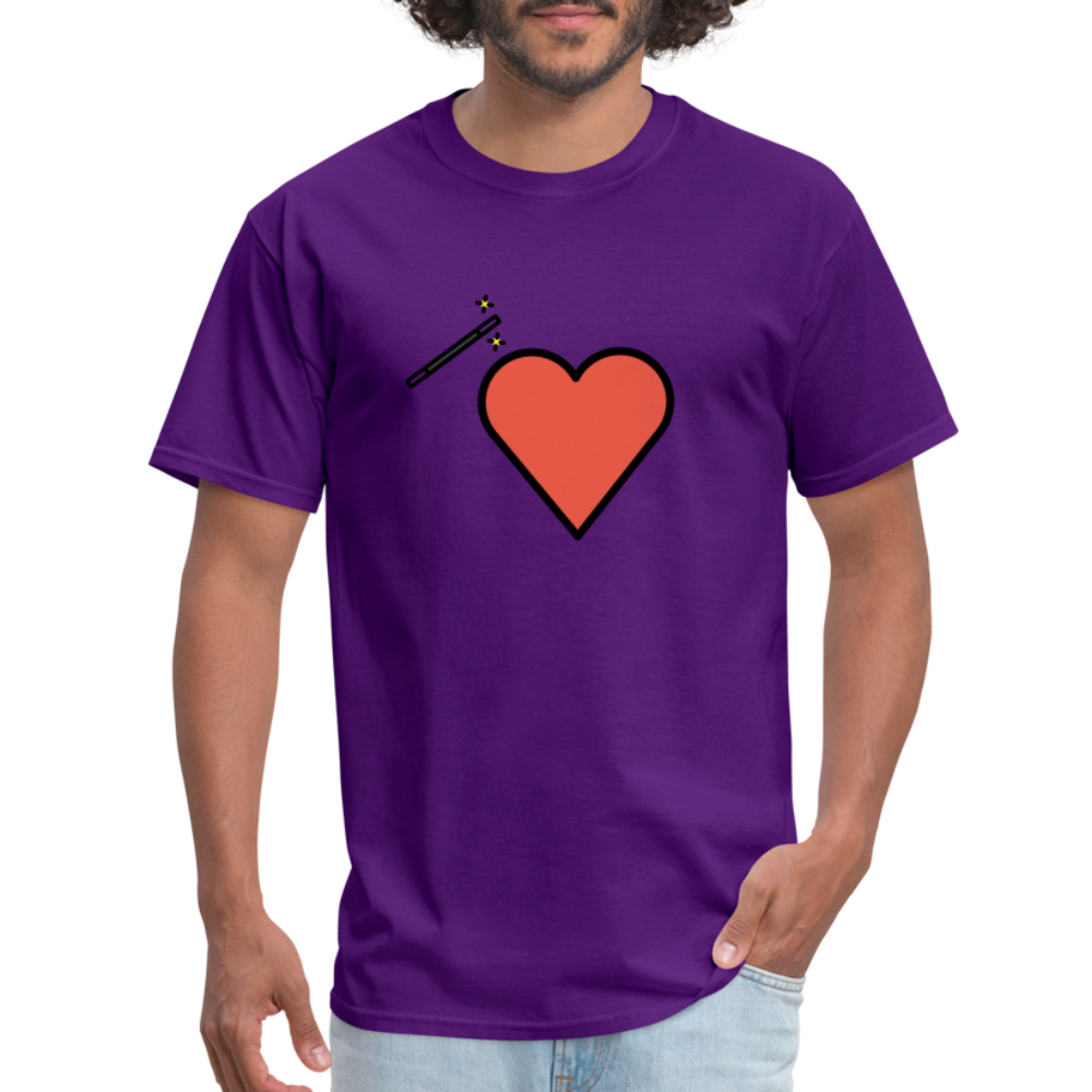 Manage Your Heart Emoji Expression Moji Unisex Classic T-Shirt - Emoji.Express - purple