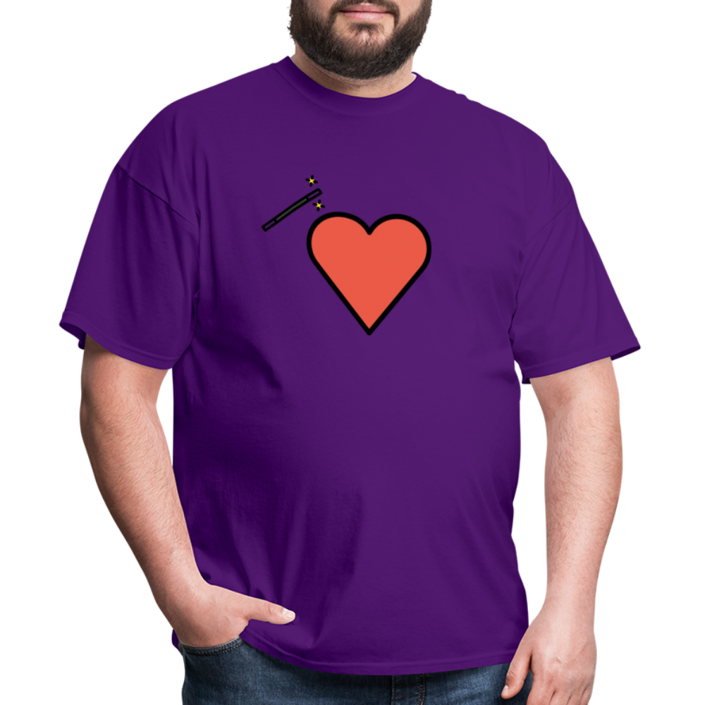 Manage Your Heart Emoji Expression Moji Unisex Classic T-Shirt - Emoji.Express - purple