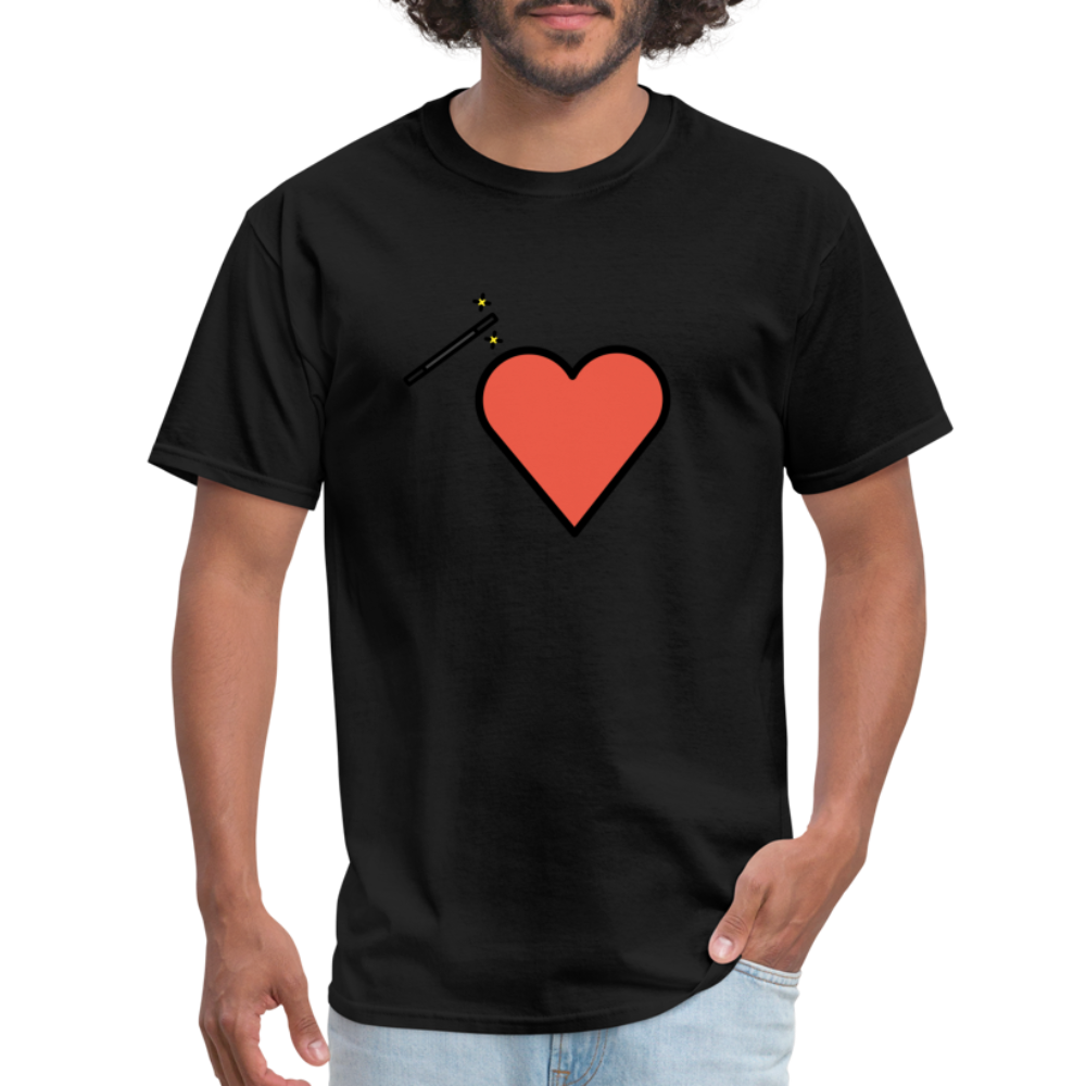 Manage Your Heart Emoji Expression Moji Unisex Classic T-Shirt - Emoji.Express - black