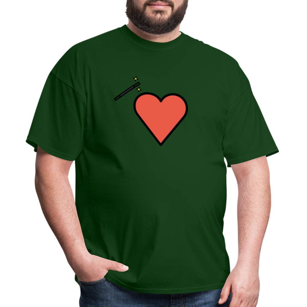 Manage Your Heart Emoji Expression Moji Unisex Classic T-Shirt - Emoji.Express - forest green
