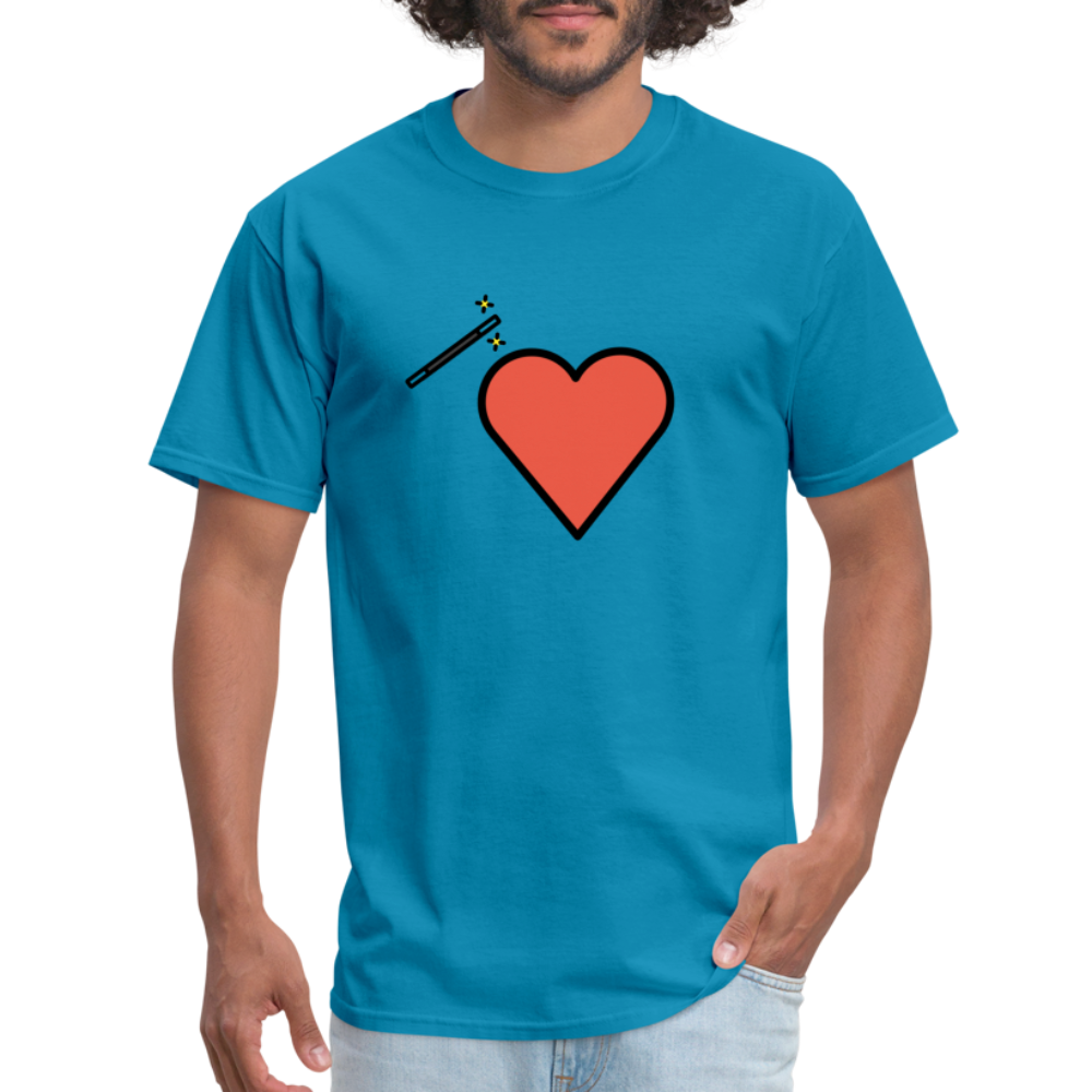 Manage Your Heart Emoji Expression Moji Unisex Classic T-Shirt - Emoji.Express - turquoise