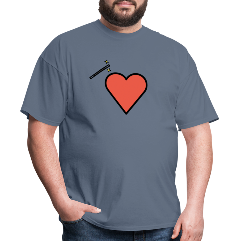 Manage Your Heart Emoji Expression Moji Unisex Classic T-Shirt - Emoji.Express - denim