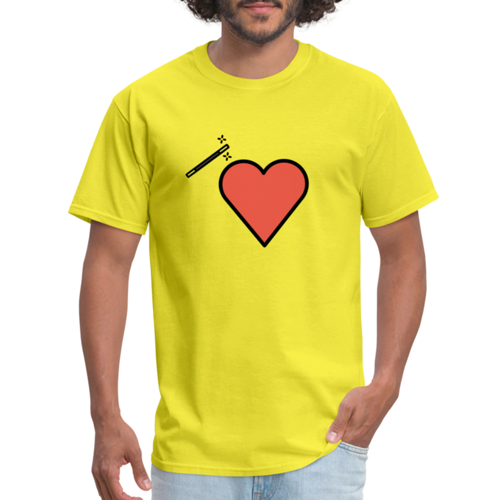 Manage Your Heart Emoji Expression Moji Unisex Classic T-Shirt - Emoji.Express - yellow