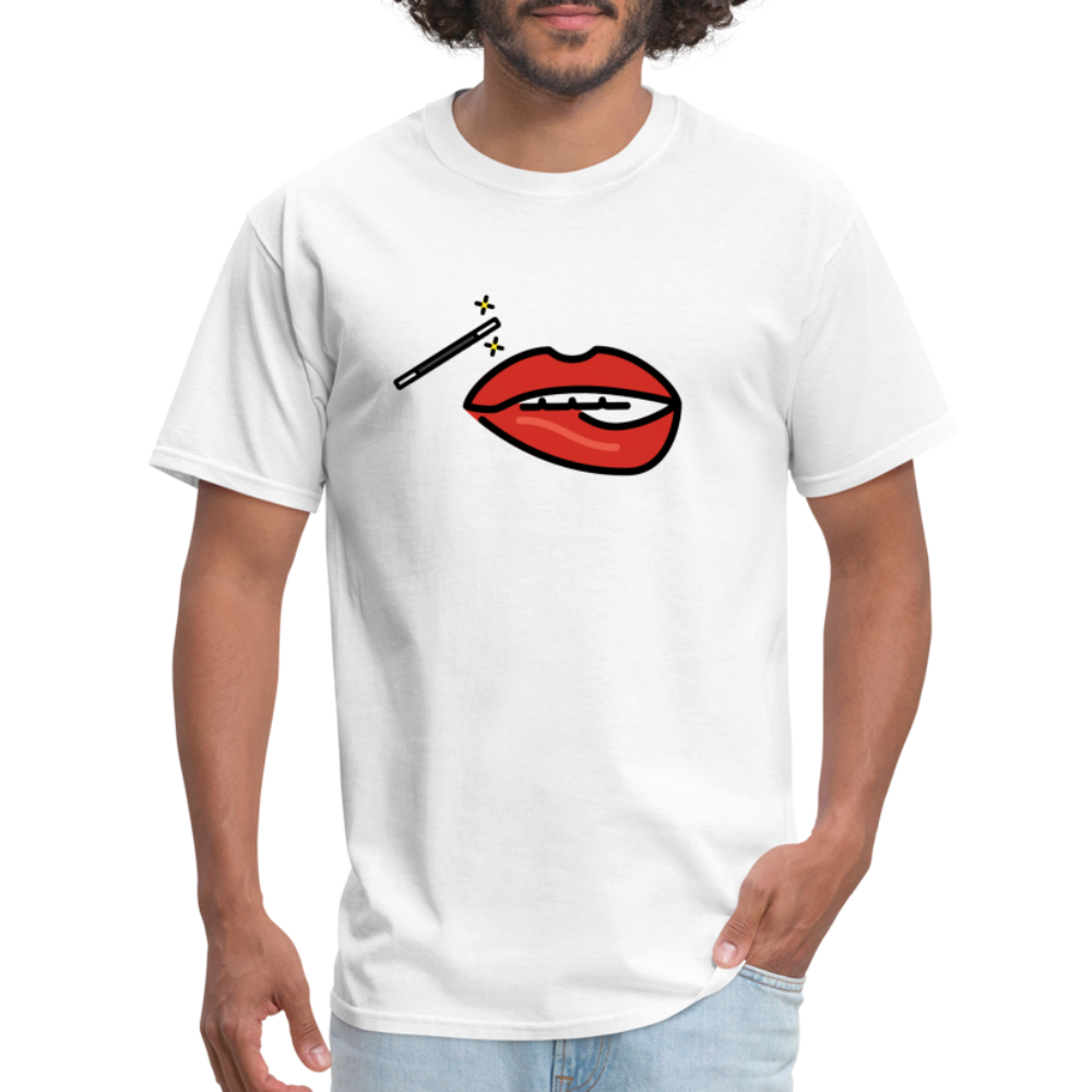 Manage Your Mouth Emoji Expression Moji Unisex Classic T-Shirt - Emoji.Express - white