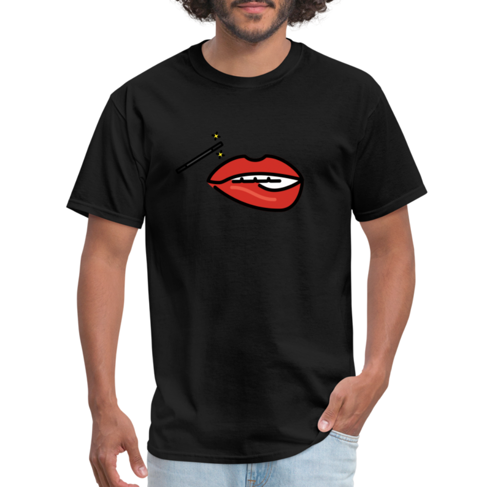 Manage Your Mouth Emoji Expression Moji Unisex Classic T-Shirt - Emoji.Express - black