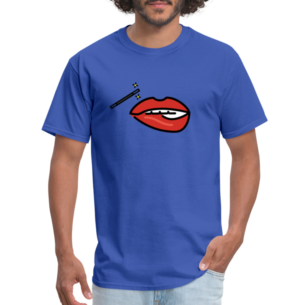 Manage Your Mouth Emoji Expression Moji Unisex Classic T-Shirt - Emoji.Express - royal blue